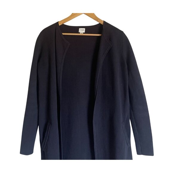 J. Crew Factory Vanessa XXS Black Knit Cardigan Coatiagan Jacket AN051 - Picture 5 of 10